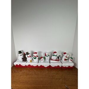 Hallmark 2018 Snow Many Memories Collector Set Musical Snowmen Sing Motion